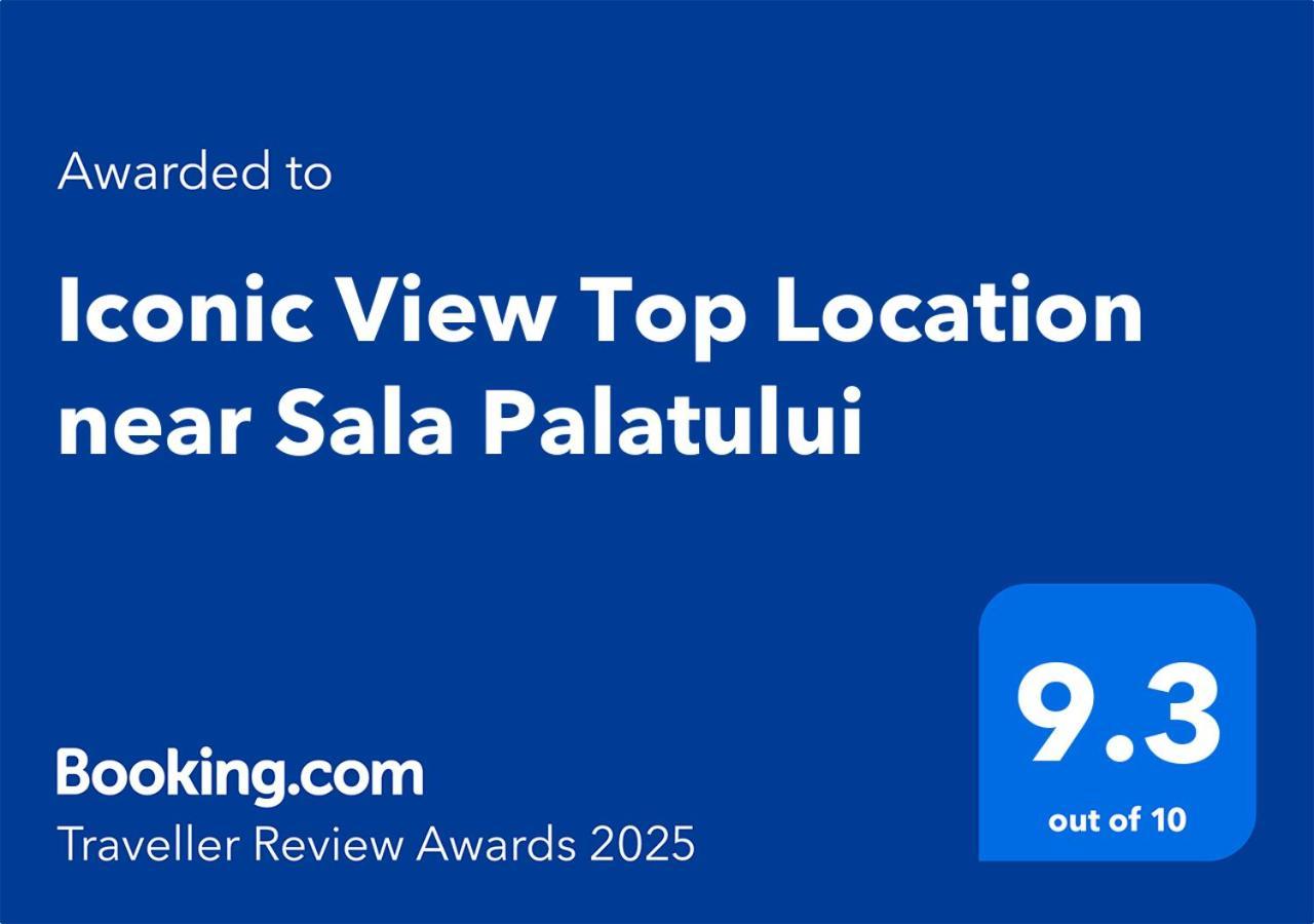 Top Location With Iconic View - Sala Palatului Bükreş Dış mekan fotoğraf